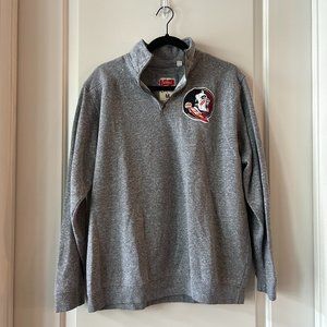 League Brand Gray FSU Quarter Zip